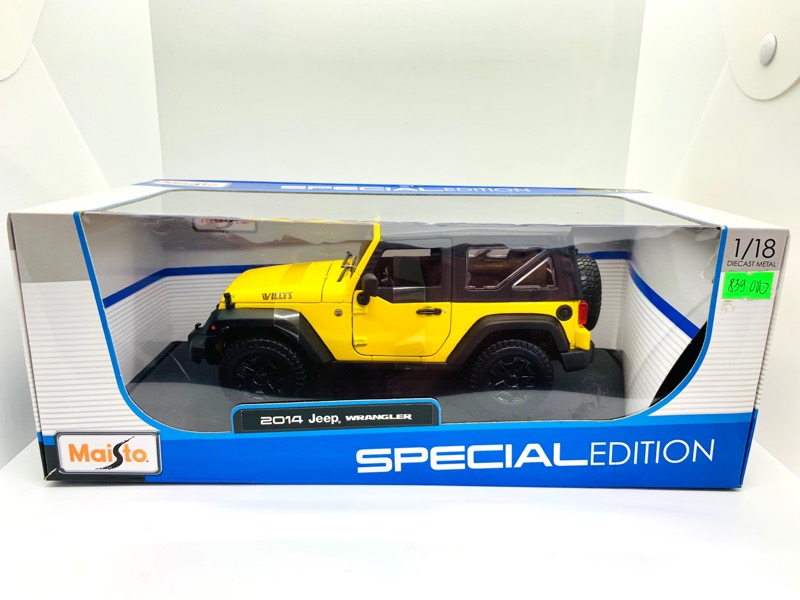 Xe mô hình 1/18 Jeep Wrangler-31676(Maisto) | Shop đồ chơi Bambi