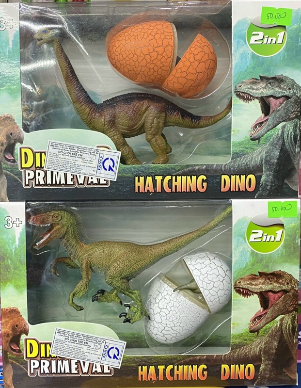 Hộp khủng long nhựa & trứng -961-6