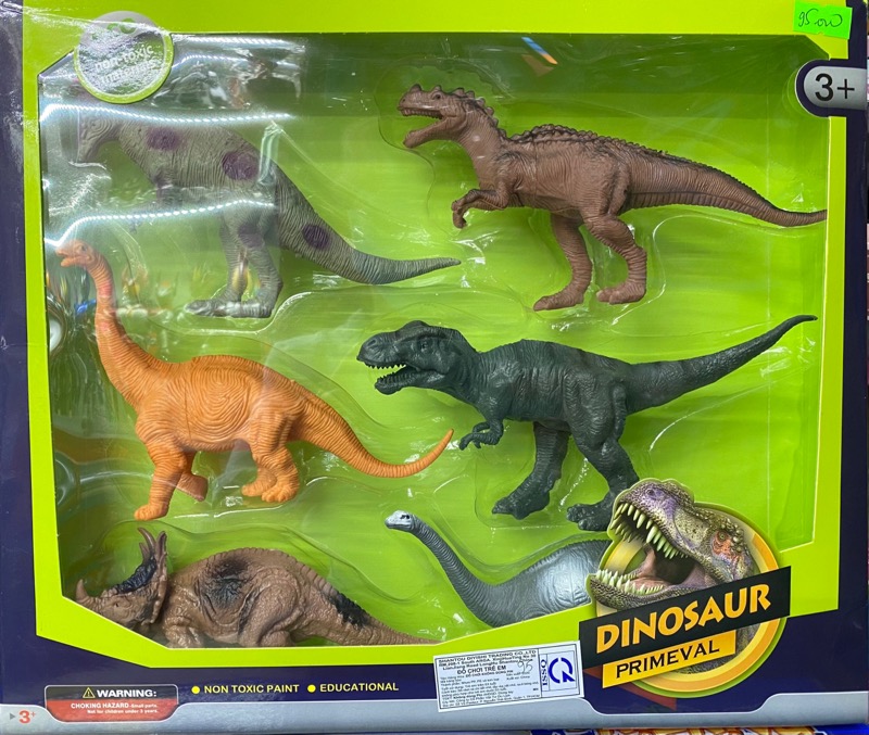 Hộp 6 khủng long nhựa -B961-1
